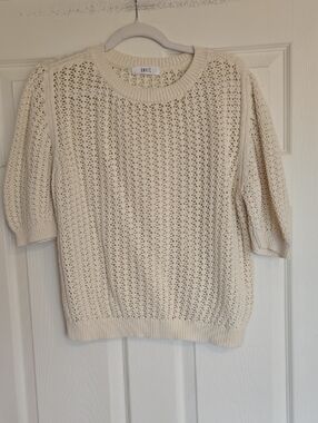 Ivory open knit